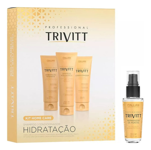 Kit Home Care Com Hidratação + Reparador | Trivitt
