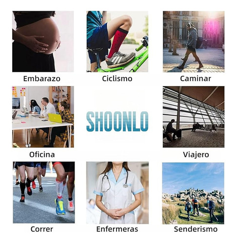 Medias Calcetines Compresión Varices Y Circulación Deportiva