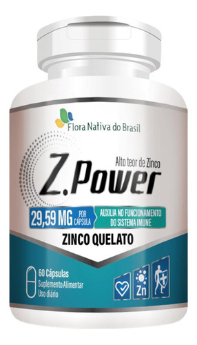 Z-power Flora Nativa 60 Capsulas 29.59mg