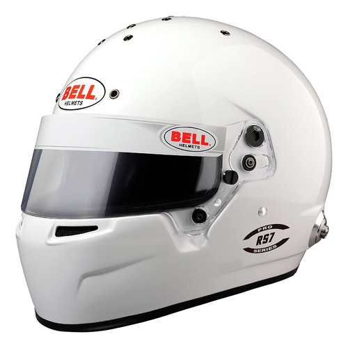 Casco Para Moto Bell Racing Material Ca Talla L Color Negro