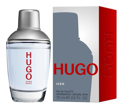 Perfume Hugo Boss Iced Masculino 75ml Original Selo Adip +