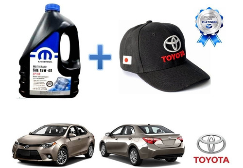 Garrafa Aceite Mopar + Gorra Toyota Corolla 2014 A 2018