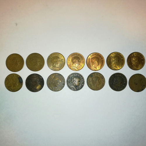 Moneda 5 Centavos Josefa Serie Completa 1970 A 1976