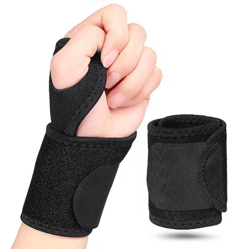 1 Par Muñequera De Soporte Muñeca Gym Levantamiento De Pesas
