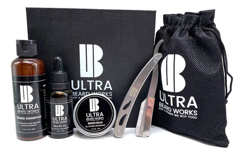 Ultra Beard Works - Kit De Acondicionador De Barba De Viaje.