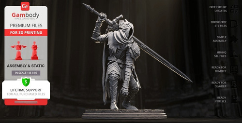 Archivo Stl Impresión 3d - Dark Souls Artorias - Gambody