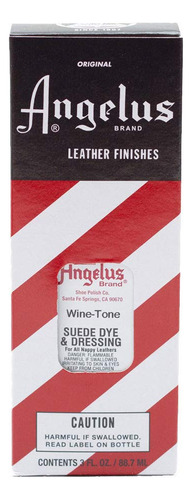 Angelus Suede Tinta Para Gamuza Y Cuero 90ml. Vino/winetone