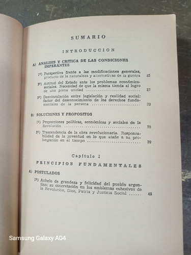 Doctrina Revolucionaria. Peron (1973/312). (Usado)