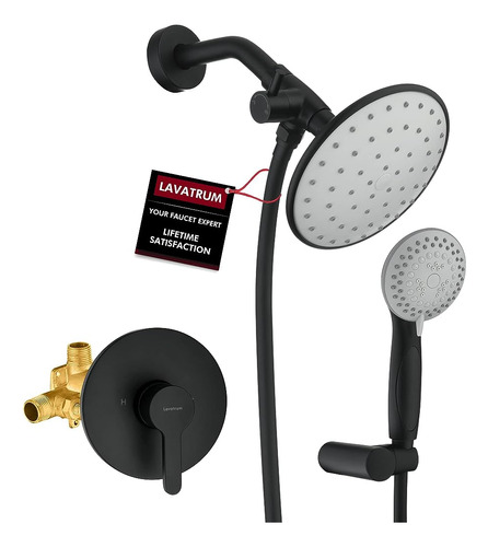 Lavatrum Shower Faucets Sets Complete, Sistema De Ducha, Gri