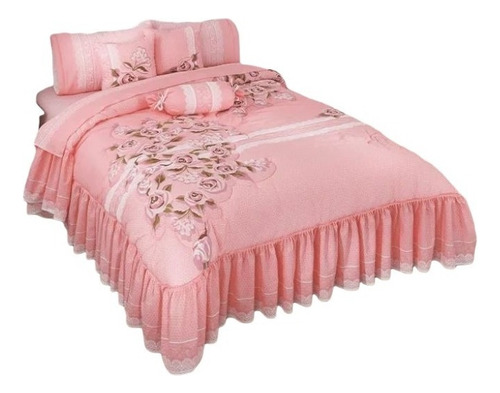 Edrecolcha Antonieta King Size Con 4 Cojines Decorativos