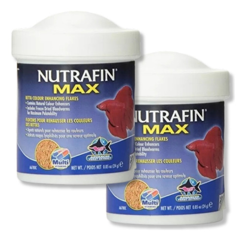 Alimento Betta Color Enhancing Flakes Nutrafin Max 24g