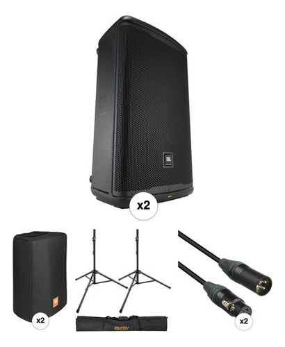 Jbl Dual Eon715 Powered Speaker Kit With Stands
