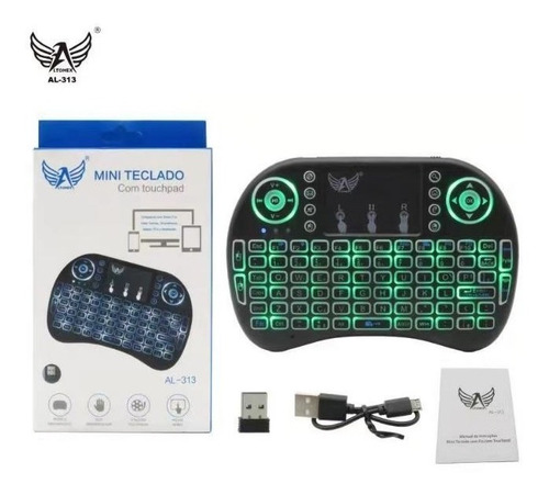 Imagem 2 de 3 de Mini Teclado Controle Sem Fio Para Smart Tv Tv Box Pc