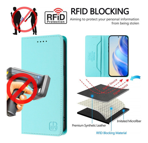 Funda Magnética De Cuero For Cubot A10/cubot Note 40/cubot