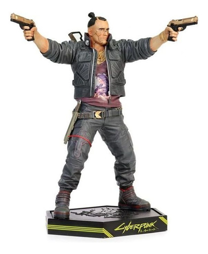 Figura Estatua Boneco Jackie Welles Cyber Punk 2077 24 Cm