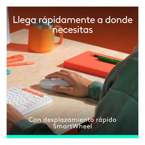 Kit Teclado Y Mouse Logitech Pop Icon, Español