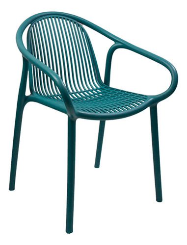 Silla Minimalista Lagoon Moderna Comedor Jardin Patio Aqua