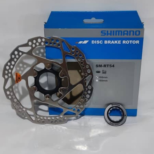 Imagen 2 de 4 de Disco Rotor De Freno Shimano Center Lock Rt54 - 160mm