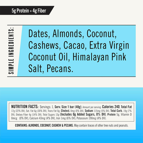 Thunderbird Bars Energy Snack, Sin Gluten Con Proteínas, Com