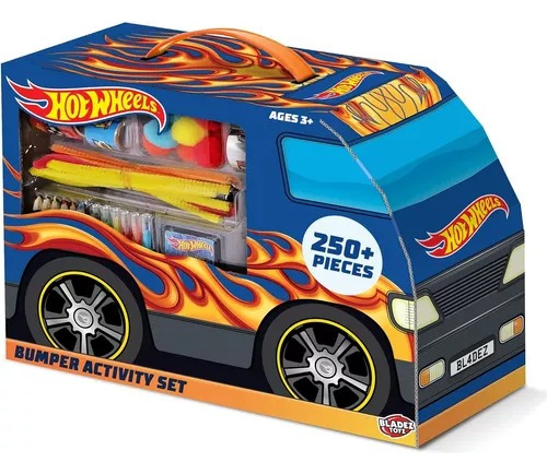 Hot Wheels Bumper Set De Actividades Para Decorar!