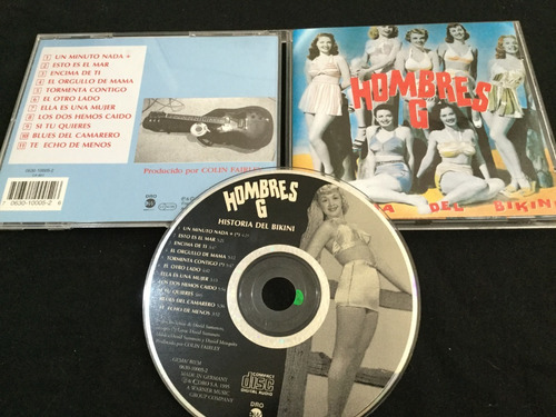 Hombres G Historia Del Bikini Importado Cd D5