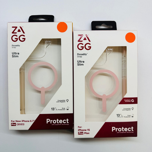 Protector Funda Zagg Transparente iPhone 15 Pro Max Magsafe