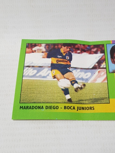Imagen 6 de 6 de Maradona Figurita Cromy 1996 Mint Sin Pegar Mag 57456