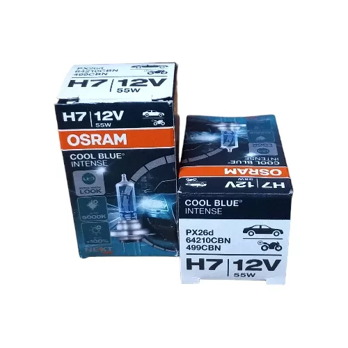 2 Lamparas Osram H7 Cool Blue Intense 55w 64210cbn