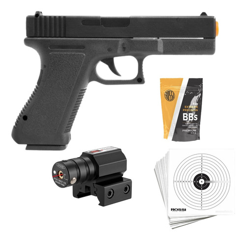 Esfera Bbs Alvo Airsoft Pistola Glock V307 Rossi