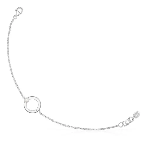 comprar Pulsera De Plata Con Una Perla Y Oso Tous Fellow