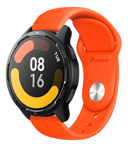 Correa Compatible Con Xiaomi Mi Watch S1 Active Naranja