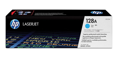 Toner Original Hp 128a Cian Ce321a Cm1415 Cp1525