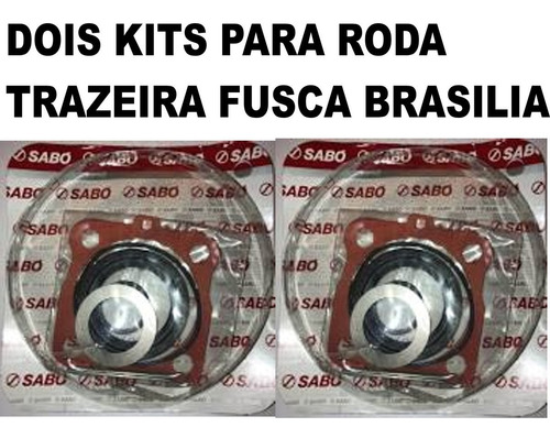 Kit Retentor Roda Traseira Fusca Brasilia Vw 01095 Sabó Par