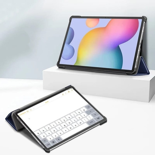 Imagem 2 de 8 de Capa Couver Tablet S7 Fe 12.4 Kit Mouse/suporte/teclado/plc