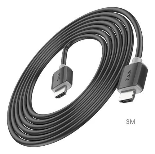 Cable Hdmi A Hdmi 2.0 4k 60hz Hoco Us08 3 Metros Negro