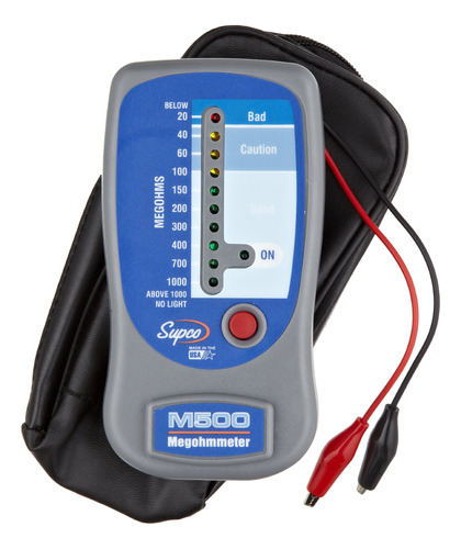 Supco M500, Medidor De Aislamiento, Megohmetro Electronico C