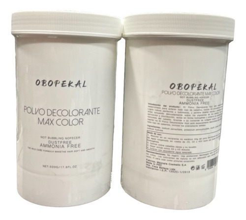  Obopekal® Decolorante Polvo Azul Maxcolor 500g