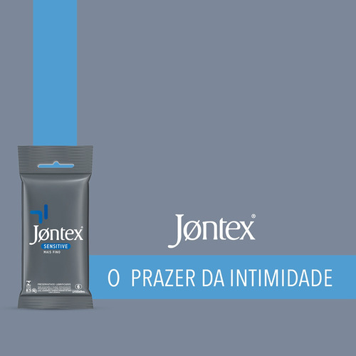 Preservativo Sensitive Jontex Pacote 6 Unidades