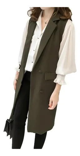 Chalecos largos mujer 2019 new arrivals