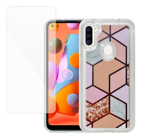 Mica + Funda Contra Golpes Diseño Dali Para Samsung Galaxy