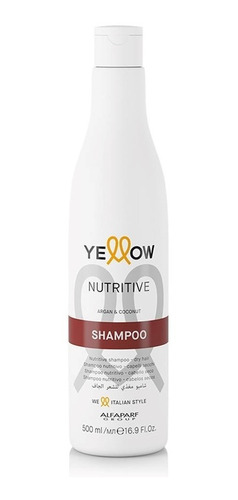 Shampoo 500 Ml Nutritive Yellow Argan Y Coco Nutritivo Seco