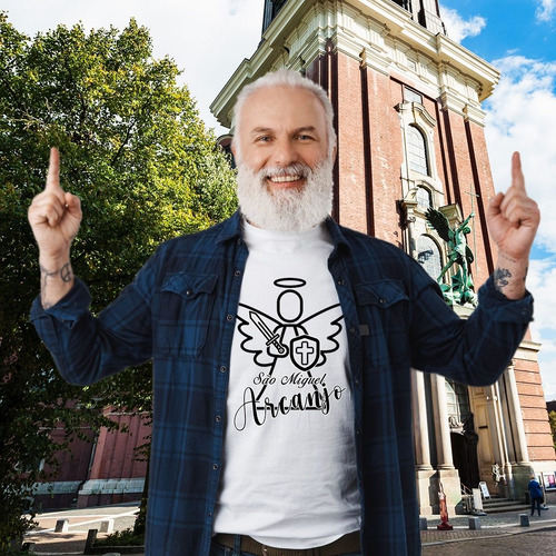 Camiseta Personalizada São Miguel Arcanjo 01 - Giftme