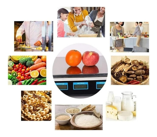 Pesa Digital 40 Kilos Recargable Negocio Electronica Almacen