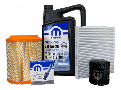 Kit Mantención Jeep Patriot 2014 2.4 Aceite Filtro Bujías