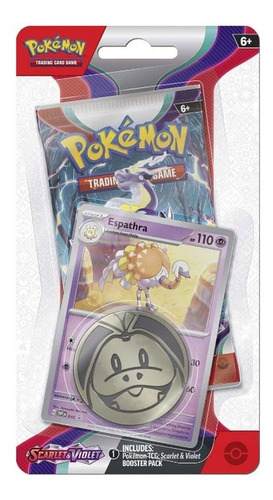 Pokémon Tcg - Scarlet & Violet Pack 1 Sobre + Moneda + Carta