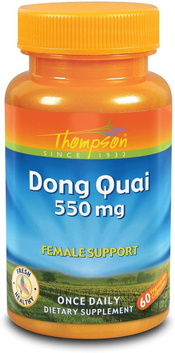 Dong Quai 550 Mg 60 Cápsulas Vegetarianas Salud Femenina