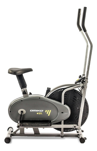 Elíptica Omiko 53tl Ajustable Con Pantalla Digital C Color Gris Oscuro