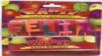 Comprar Velas Frase Feliz Cumpleaños De Colores Al Mayor Y Detal