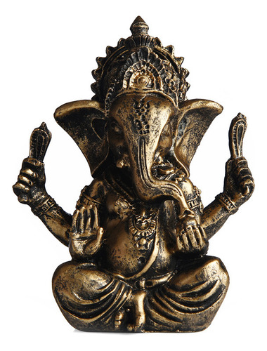 Ornamentos Domésticos Dorados Con Cabeza De Elefante Indio R
