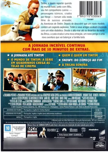 As Aventuras de Tintim - Filme 2011 - AdoroCinema